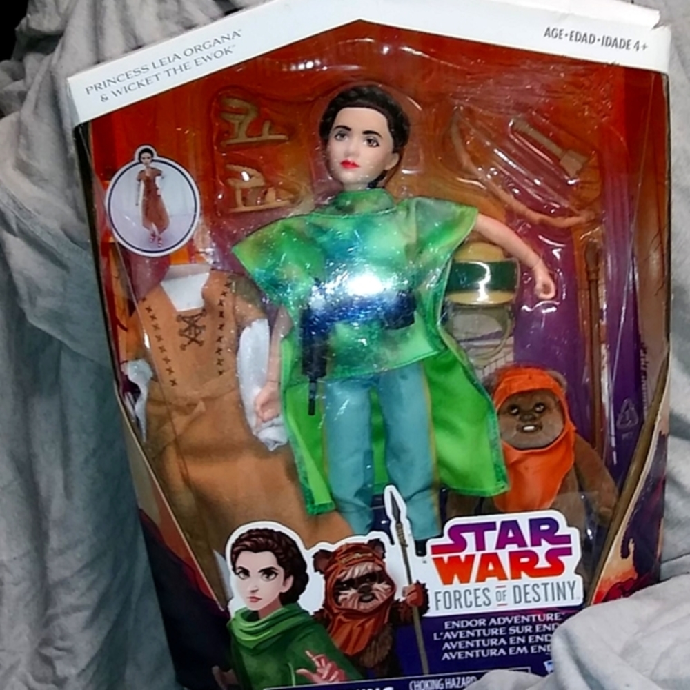 Princess Leia Organa & wicket the ewok doll